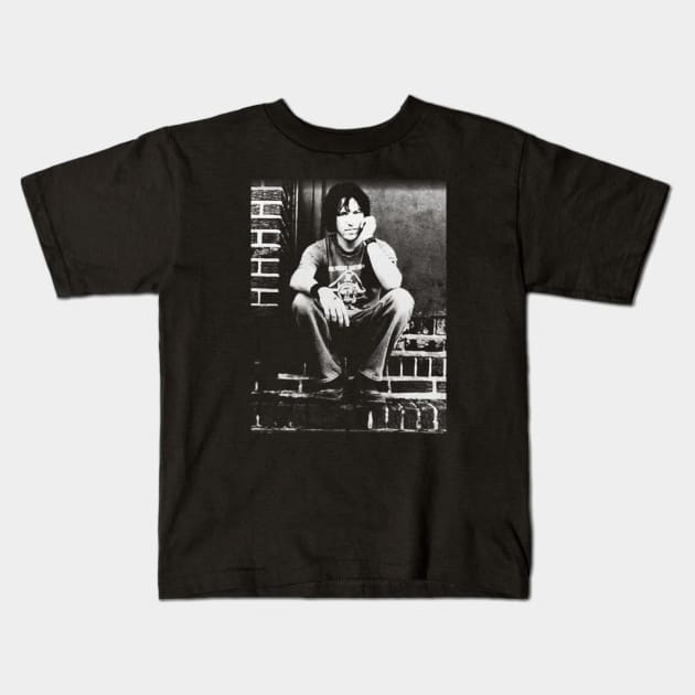 Elliott Smith // Vintage Style Design Kids T-Shirt by Indanafebry